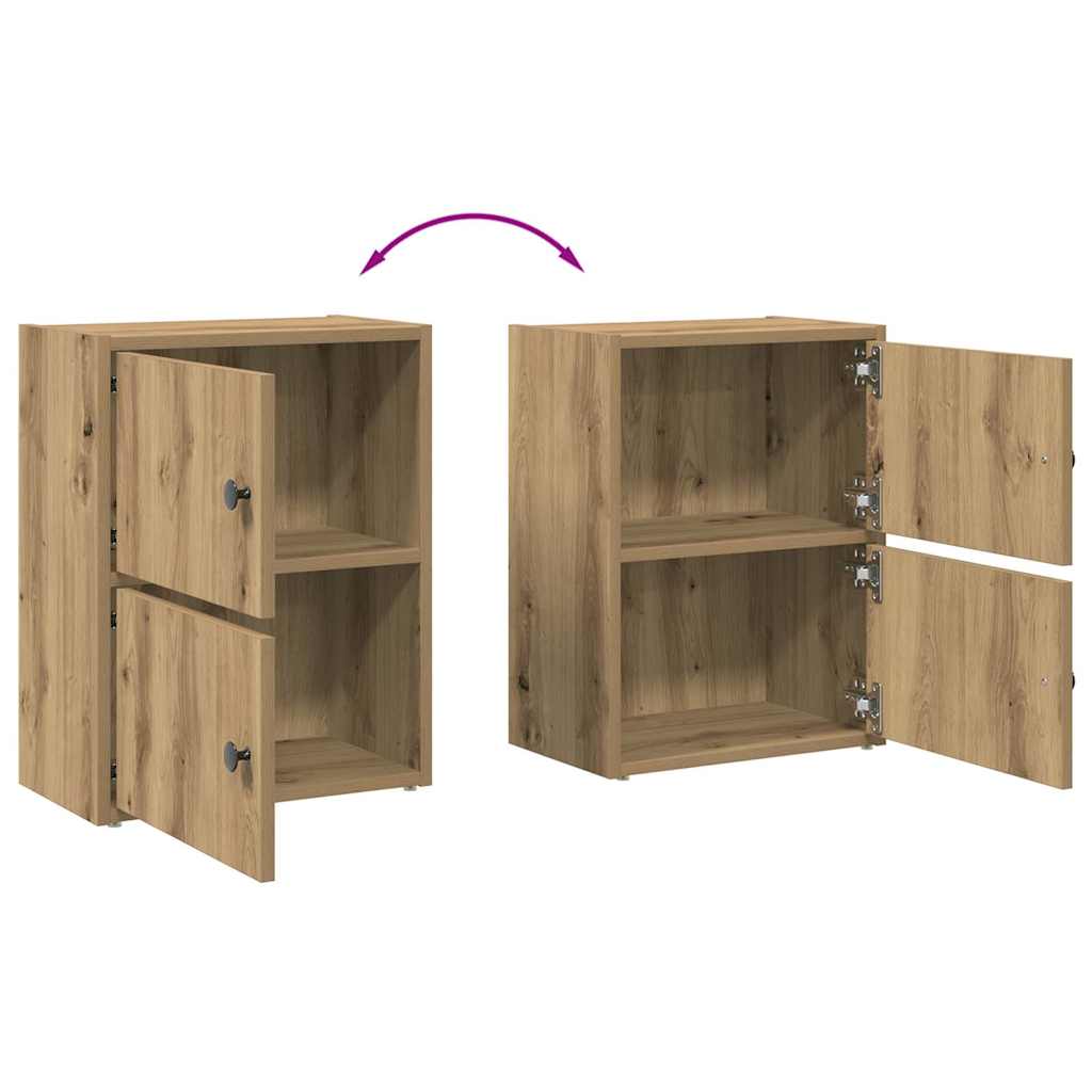 Regal za knjige boja hrasta 40x24x52 cm konstruirano drvo