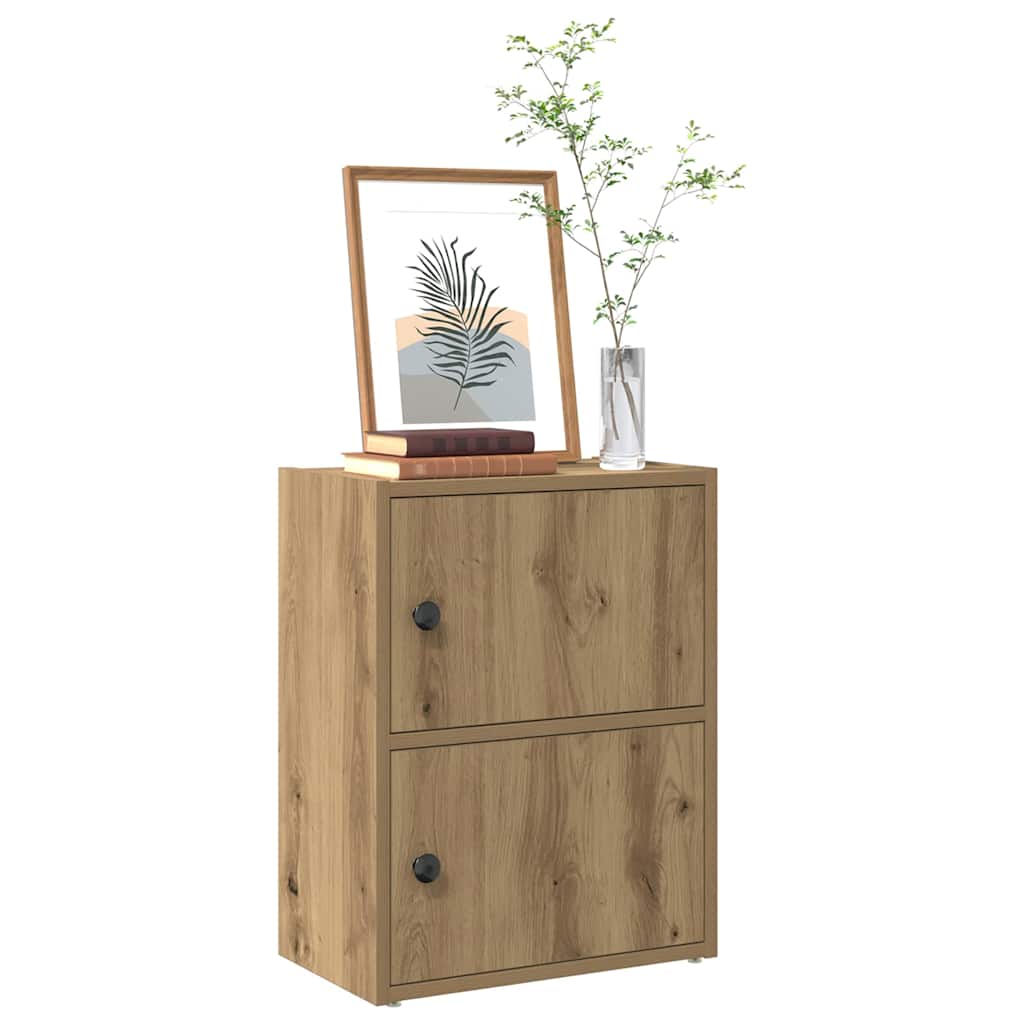 Regal za knjige boja hrasta 40x24x52 cm konstruirano drvo