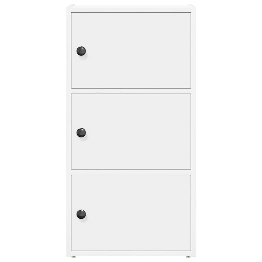 Regal za knjige bijeli 40x24x77 cm konstruirano drvo