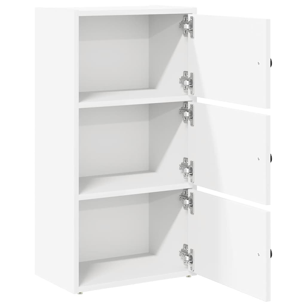 Regal za knjige bijeli 40x24x77 cm konstruirano drvo