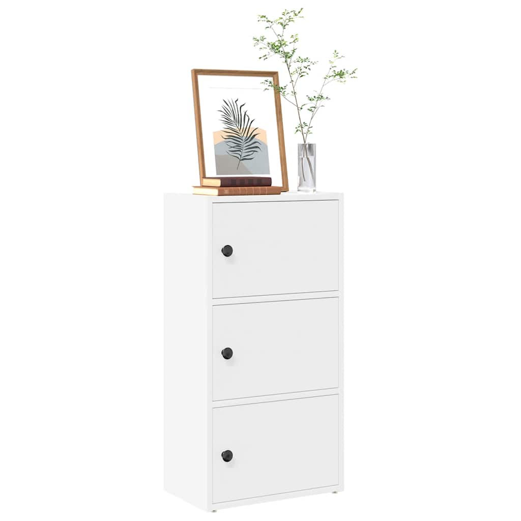 Regal za knjige bijeli 40x24x77 cm konstruirano drvo