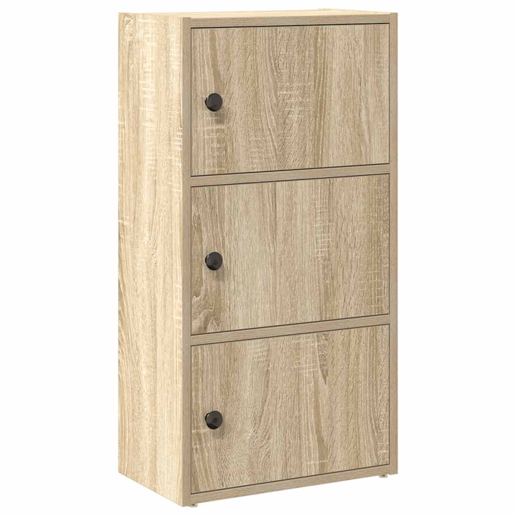 Regal za knjige boja hrasta 40x24x77 cm od konstruiranog drva