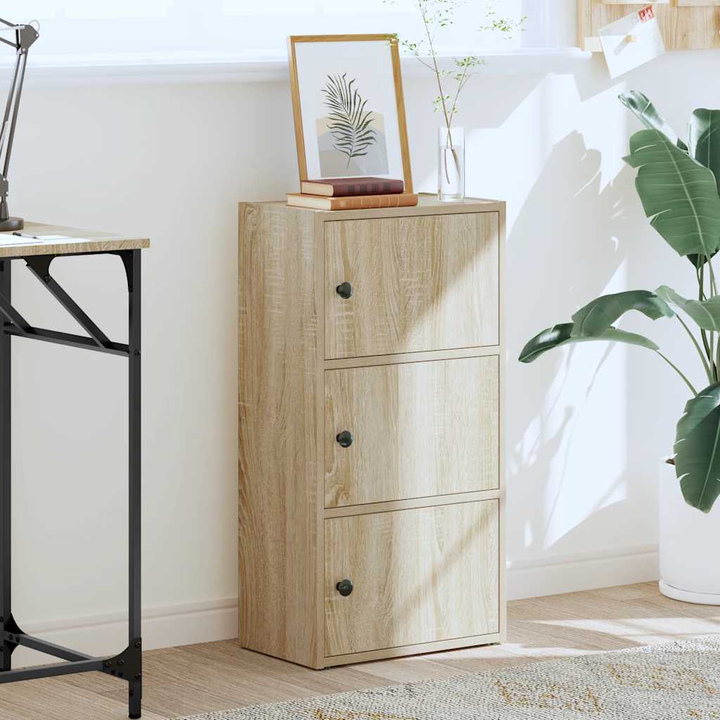 Regal za knjige boja hrasta 40x24x77 cm od konstruiranog drva
