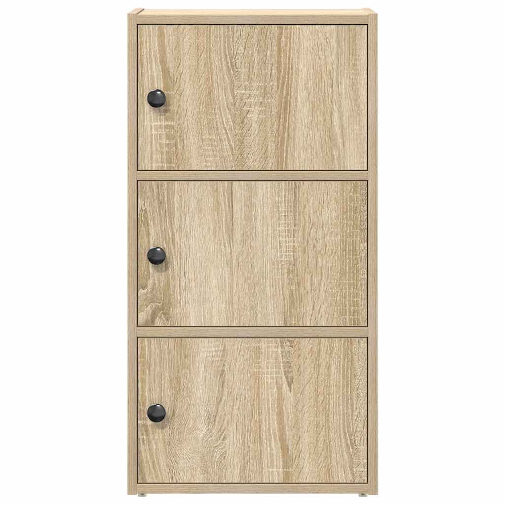 Regal za knjige boja hrasta 40x24x77 cm od konstruiranog drva