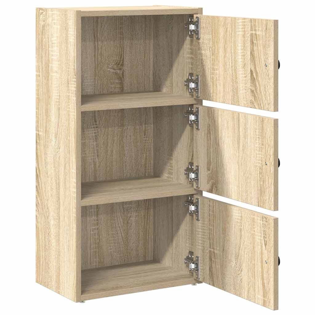 Regal za knjige boja hrasta 40x24x77 cm od konstruiranog drva