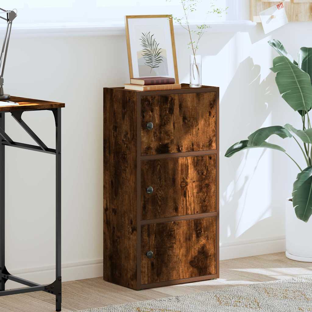Regal za knjige boja hrasta 40x24x77 cm od konstruiranog drva