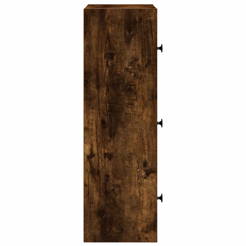 Regal za knjige boja hrasta 40x24x77 cm od konstruiranog drva