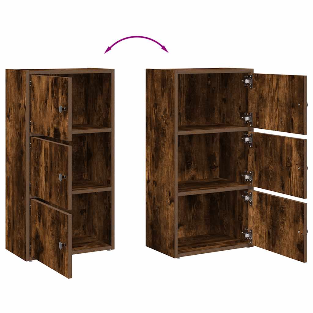 Regal za knjige boja hrasta 40x24x77 cm od konstruiranog drva