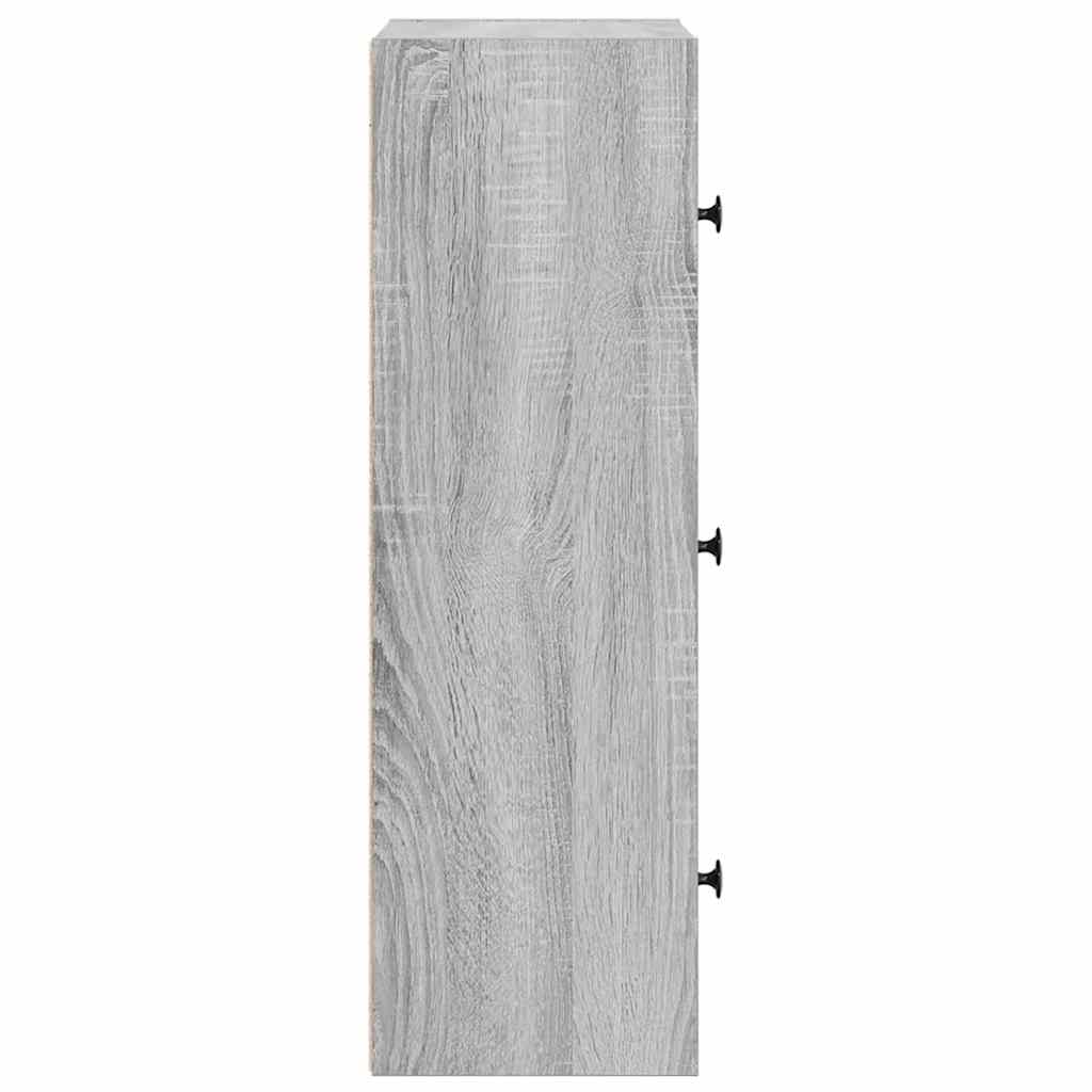 Regal za knjige boja hrasta 40x24x77 cm konstruirano drvo