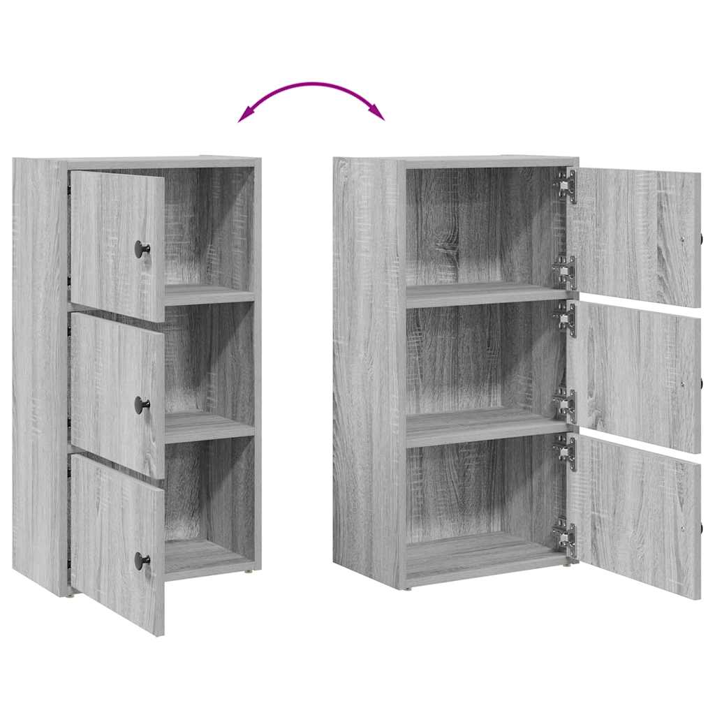 Regal za knjige boja hrasta 40x24x77 cm konstruirano drvo
