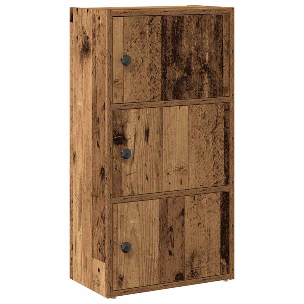 Regal za knjige boja starog drva 40x24x77 cm konstruirano drvo