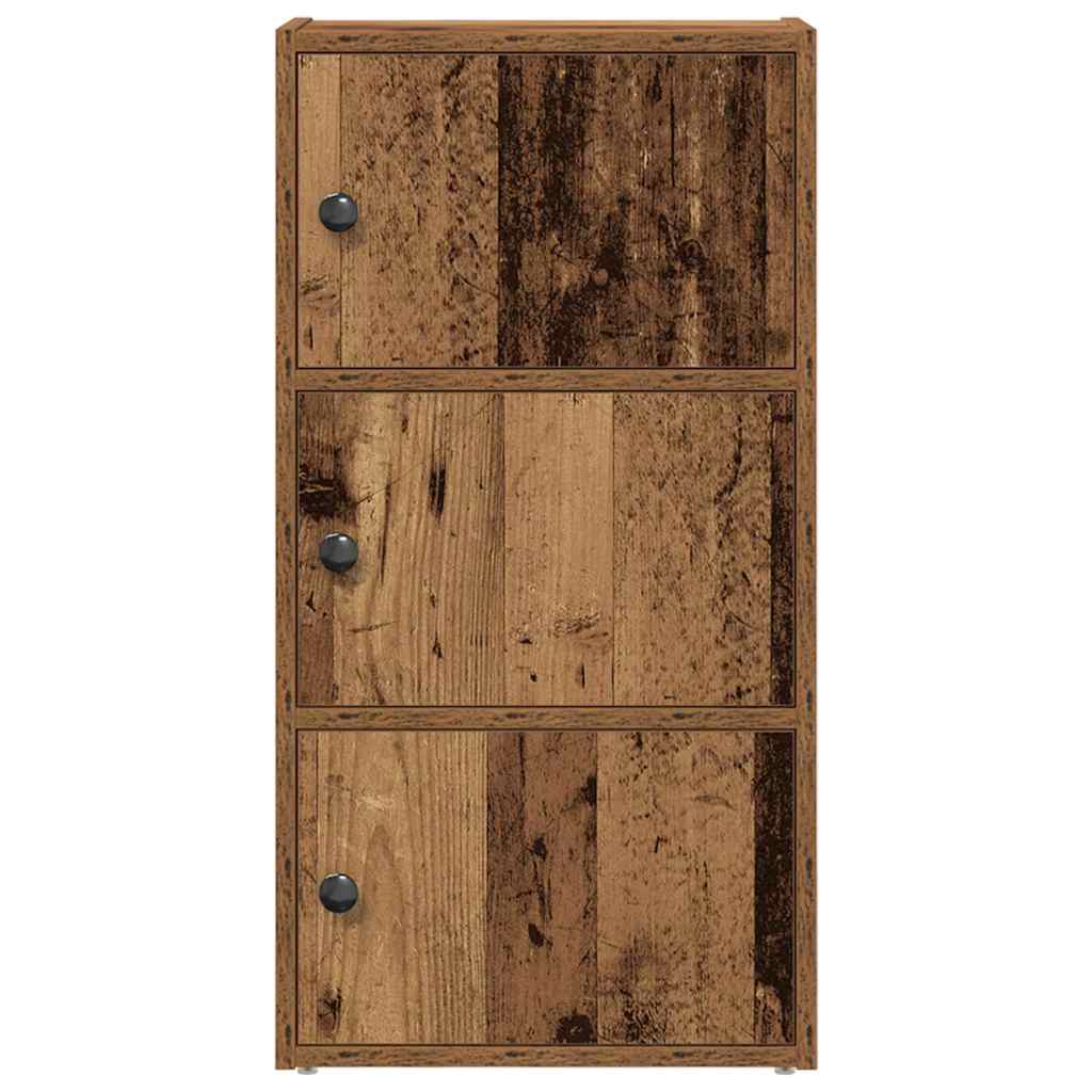 Regal za knjige boja starog drva 40x24x77 cm konstruirano drvo