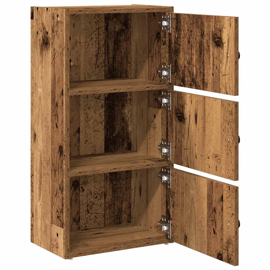 Regal za knjige boja starog drva 40x24x77 cm konstruirano drvo