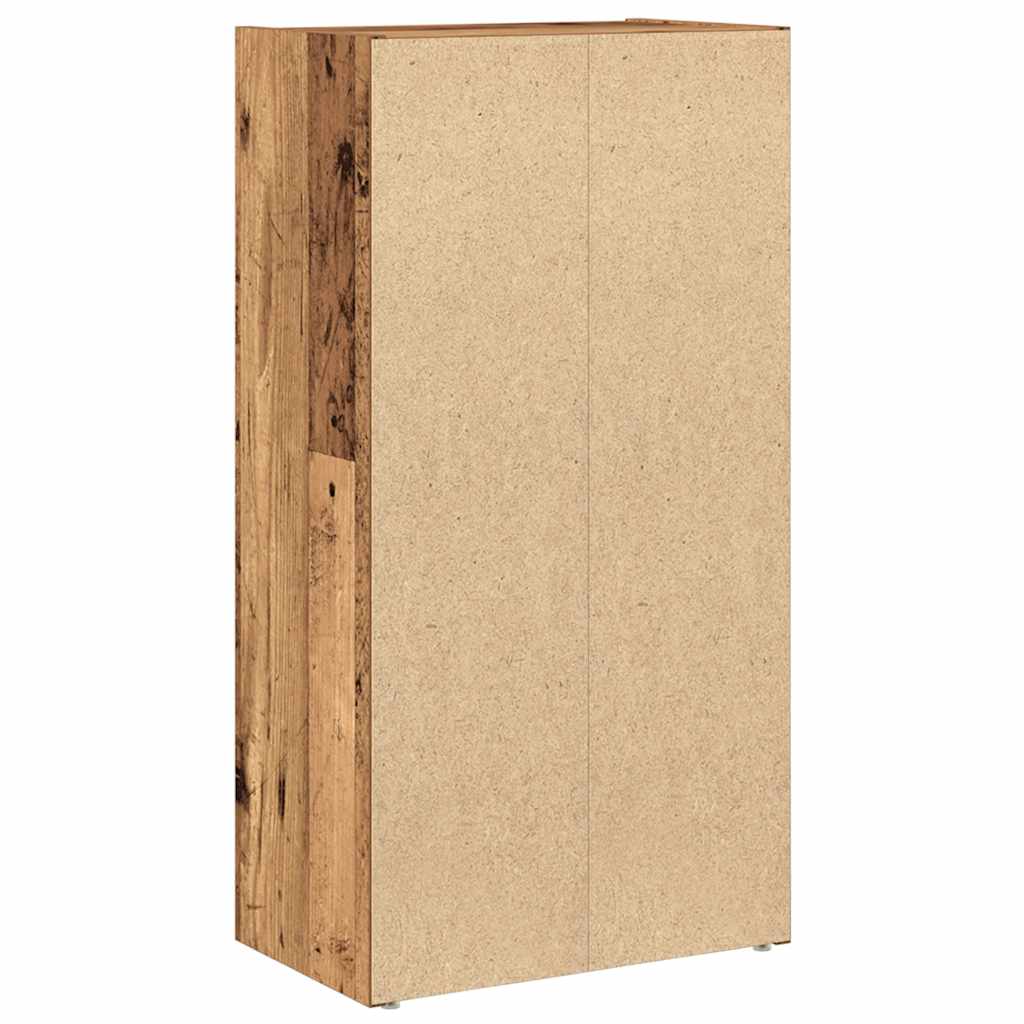 Regal za knjige boja starog drva 40x24x77 cm konstruirano drvo