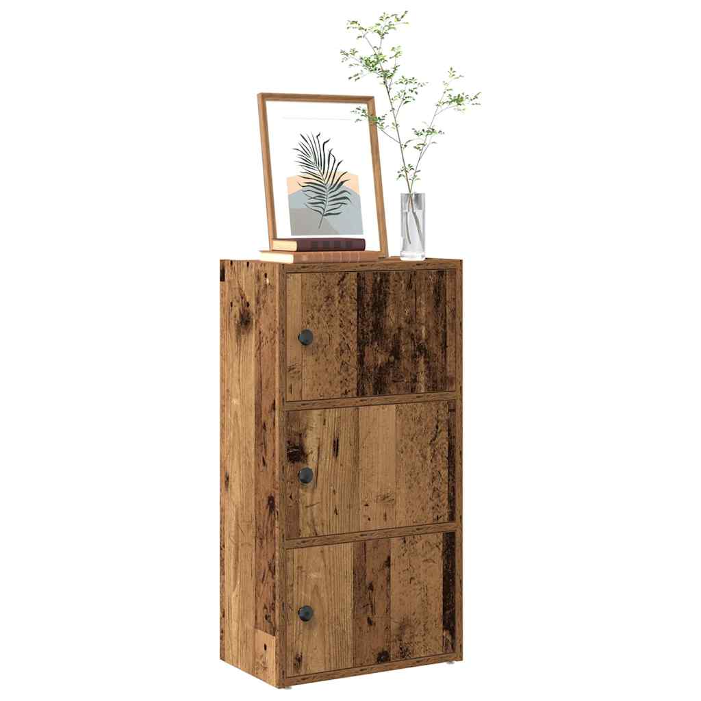 Regal za knjige boja starog drva 40x24x77 cm konstruirano drvo