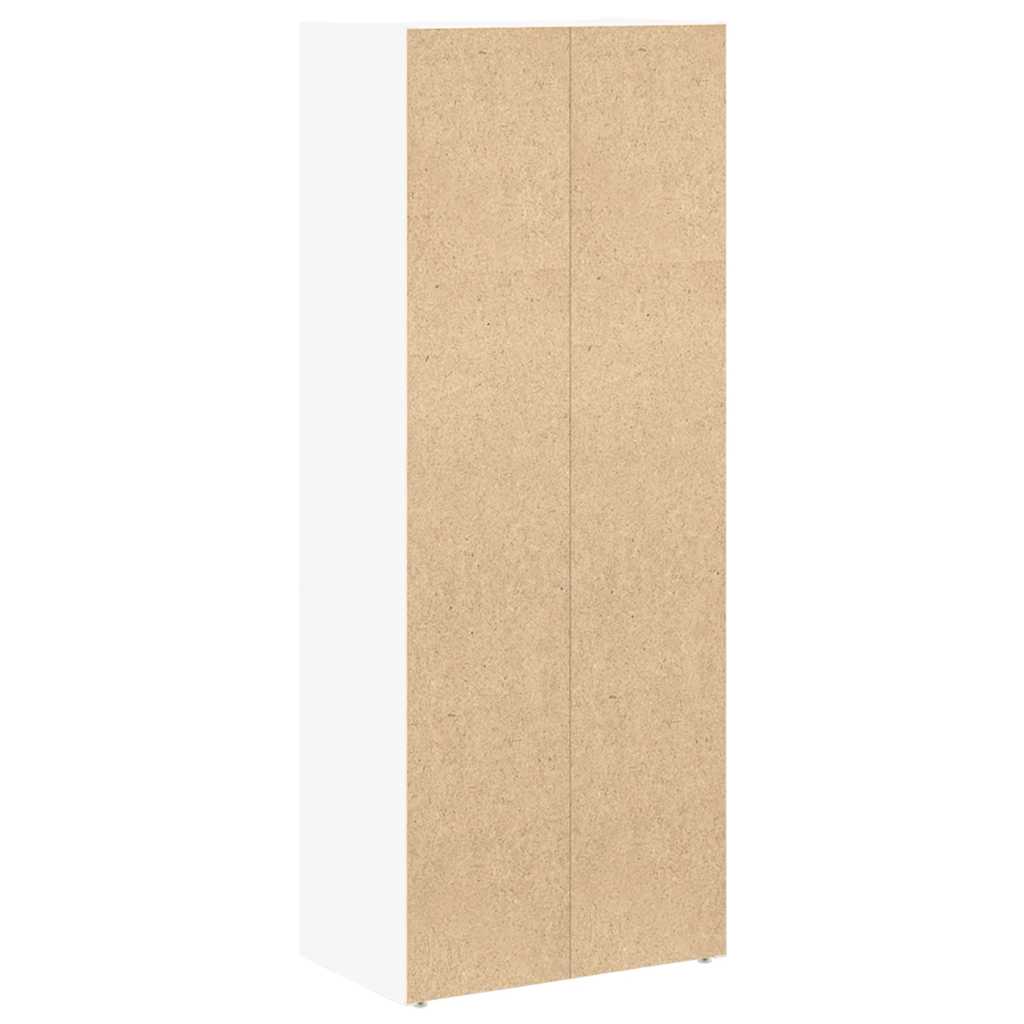 Regal za knjige bijeli 40x24x102 cm konstruirano drvo