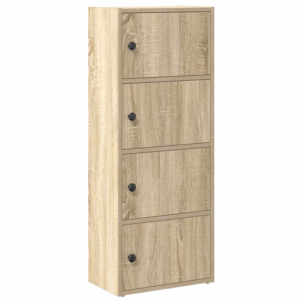 Regal za knjige boja hrasta 40x24x102 cm od konstruiranog drva