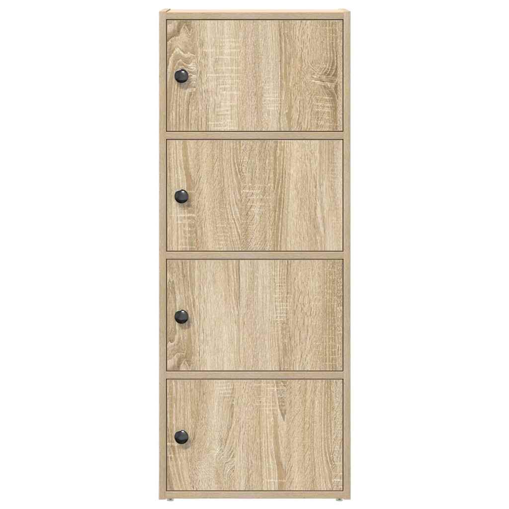 Regal za knjige boja hrasta 40x24x102 cm od konstruiranog drva