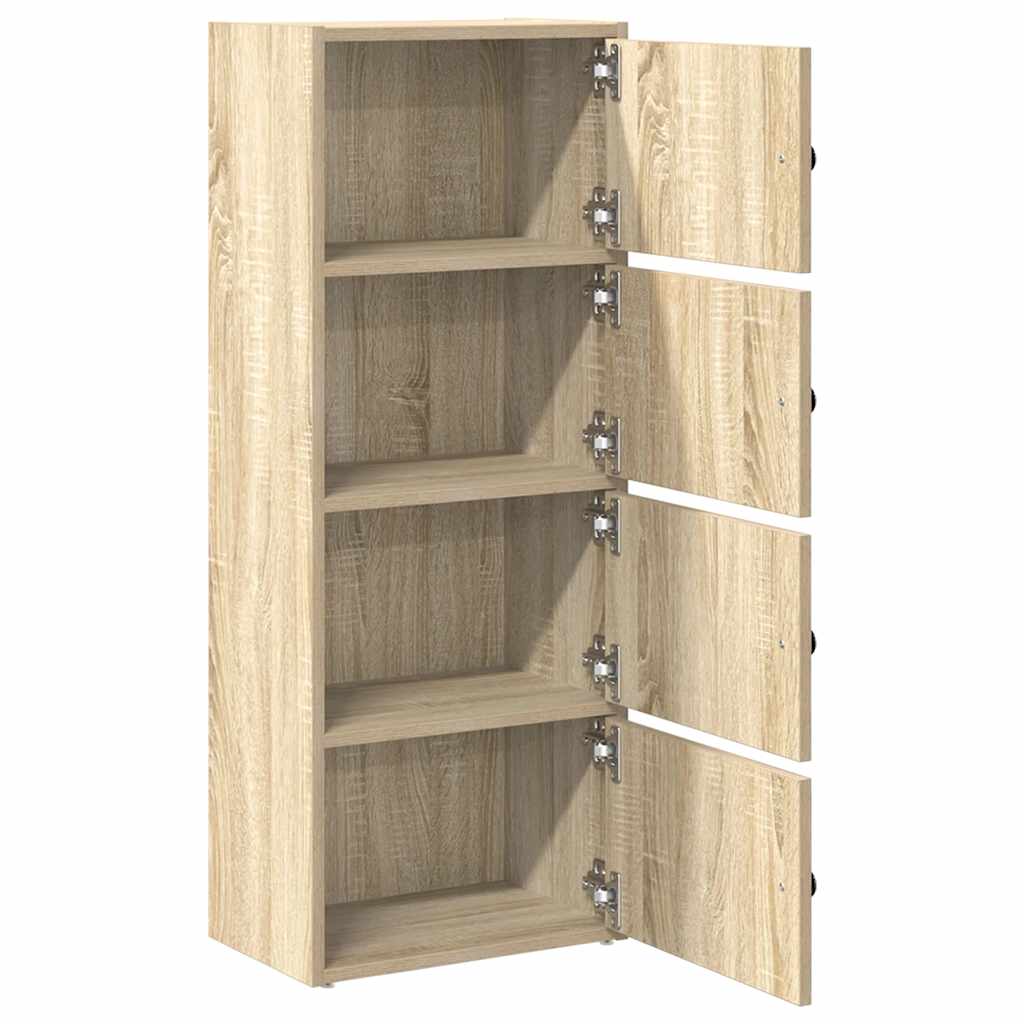 Regal za knjige boja hrasta 40x24x102 cm od konstruiranog drva
