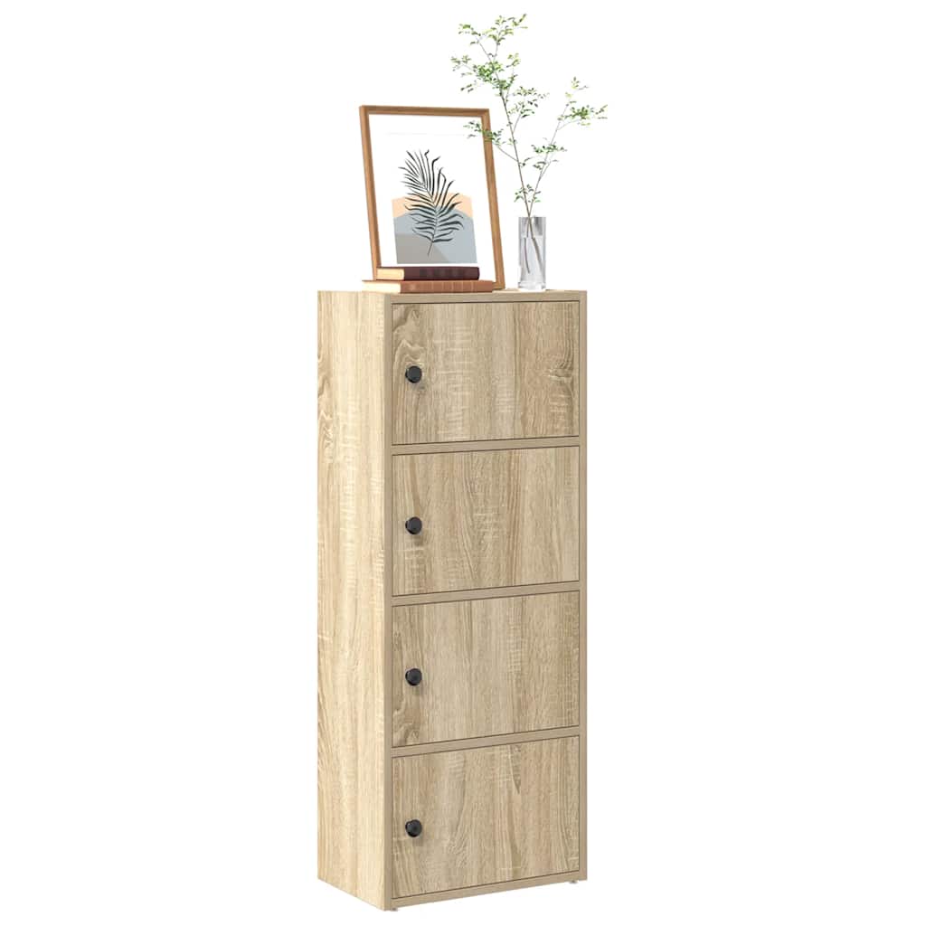 Regal za knjige boja hrasta 40x24x102 cm od konstruiranog drva
