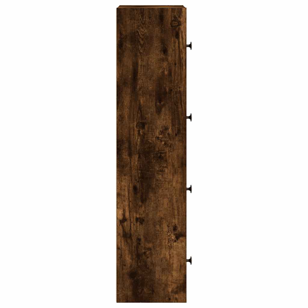 Regal za knjige boja hrasta 40x24x102 cm od konstruiranog drva