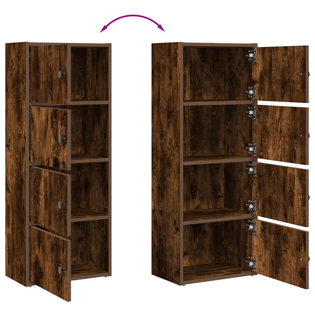 Regal za knjige boja hrasta 40x24x102 cm od konstruiranog drva