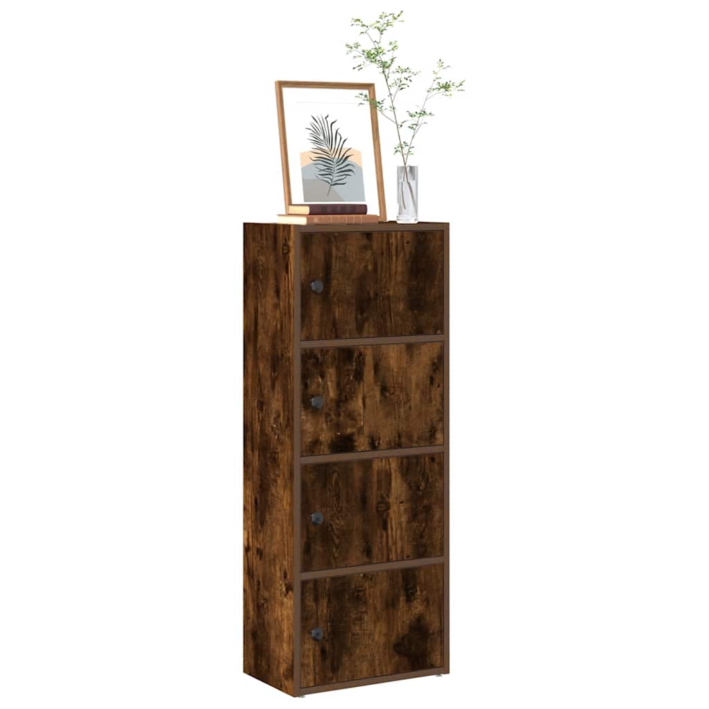 Regal za knjige boja hrasta 40x24x102 cm od konstruiranog drva