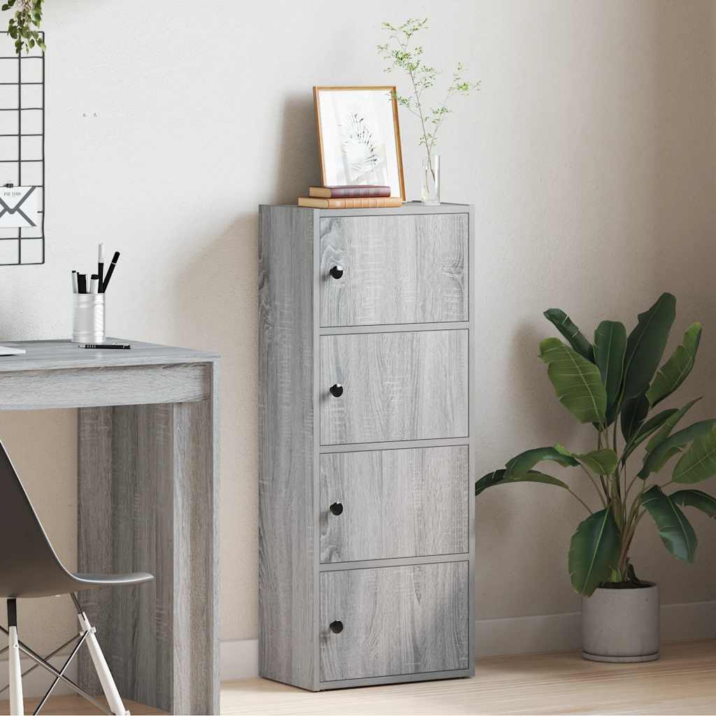Regal za knjige boja hrasta 40x24x102 cm konstruirano drvo