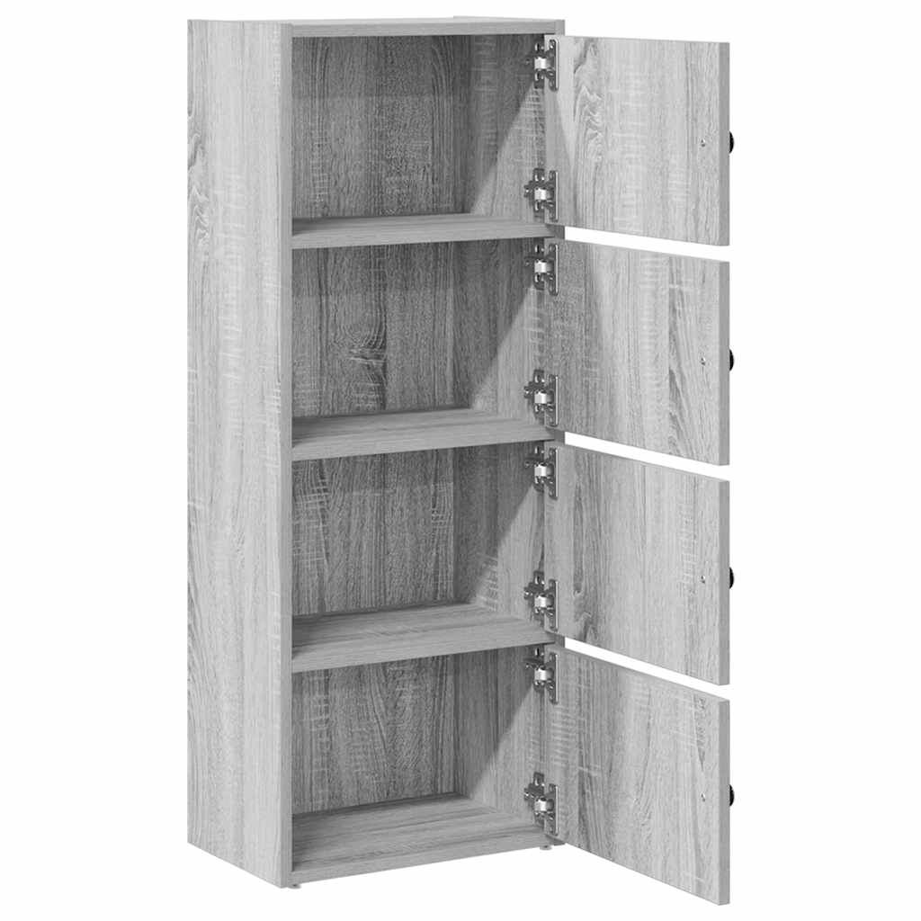 Regal za knjige boja hrasta 40x24x102 cm konstruirano drvo