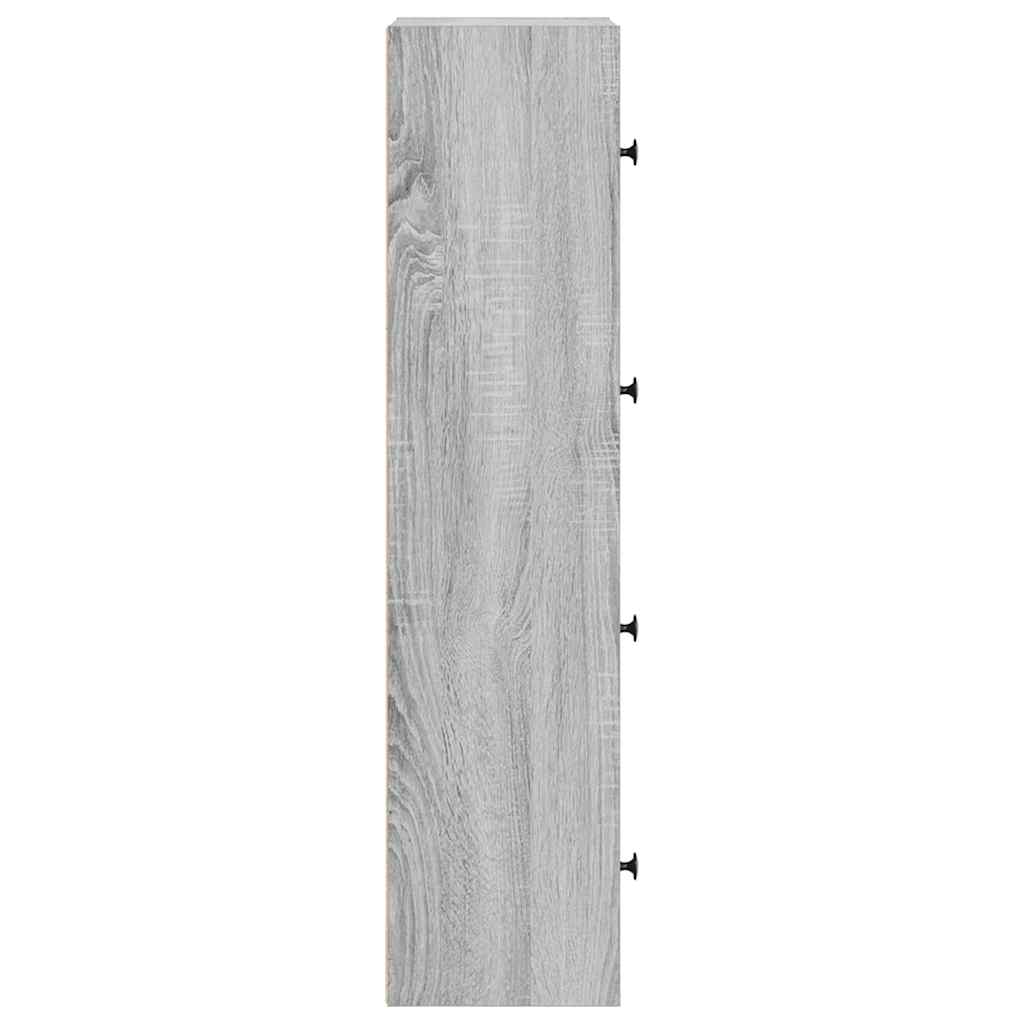 Regal za knjige boja hrasta 40x24x102 cm konstruirano drvo