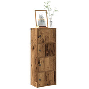 Regal za knjige boja starog drva 40x24x102 cm drveni