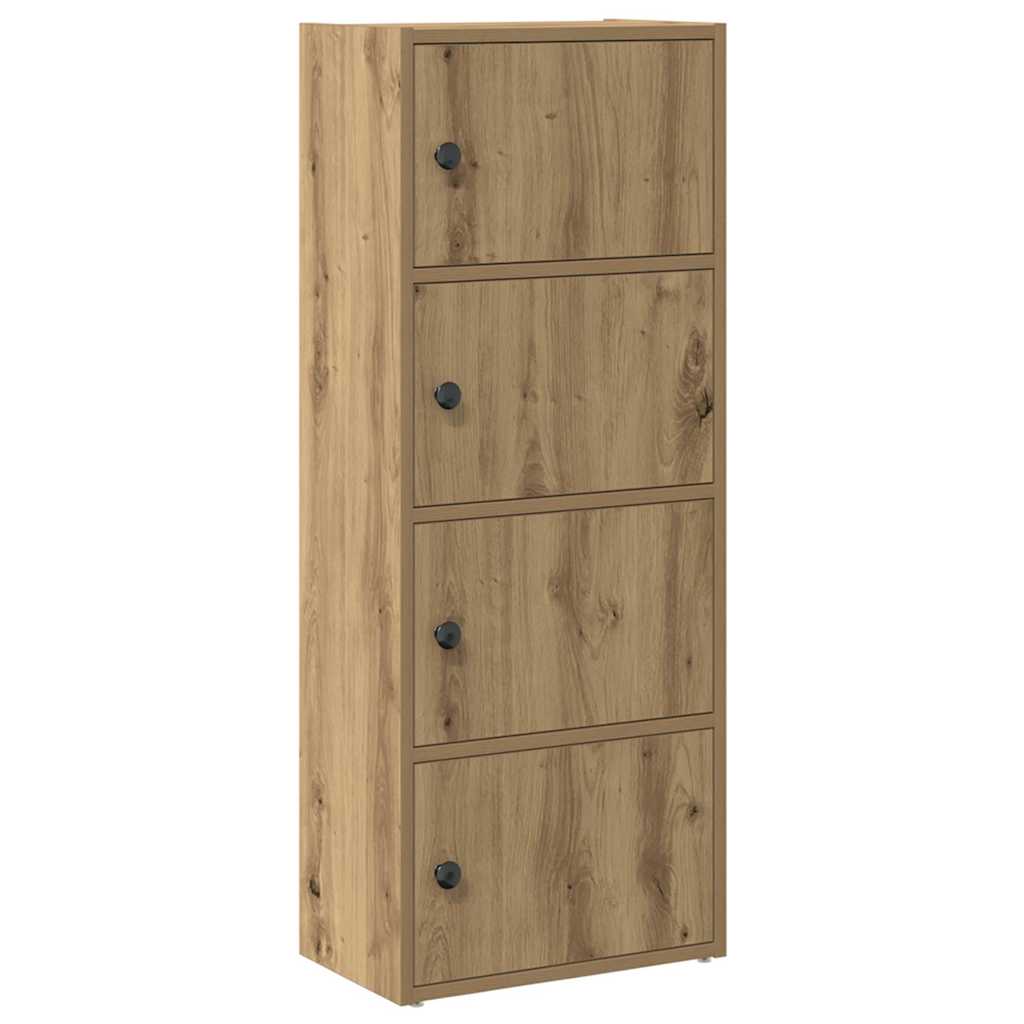Regal za knjige boja hrasta 40x24x102 cm konstruirano drvo