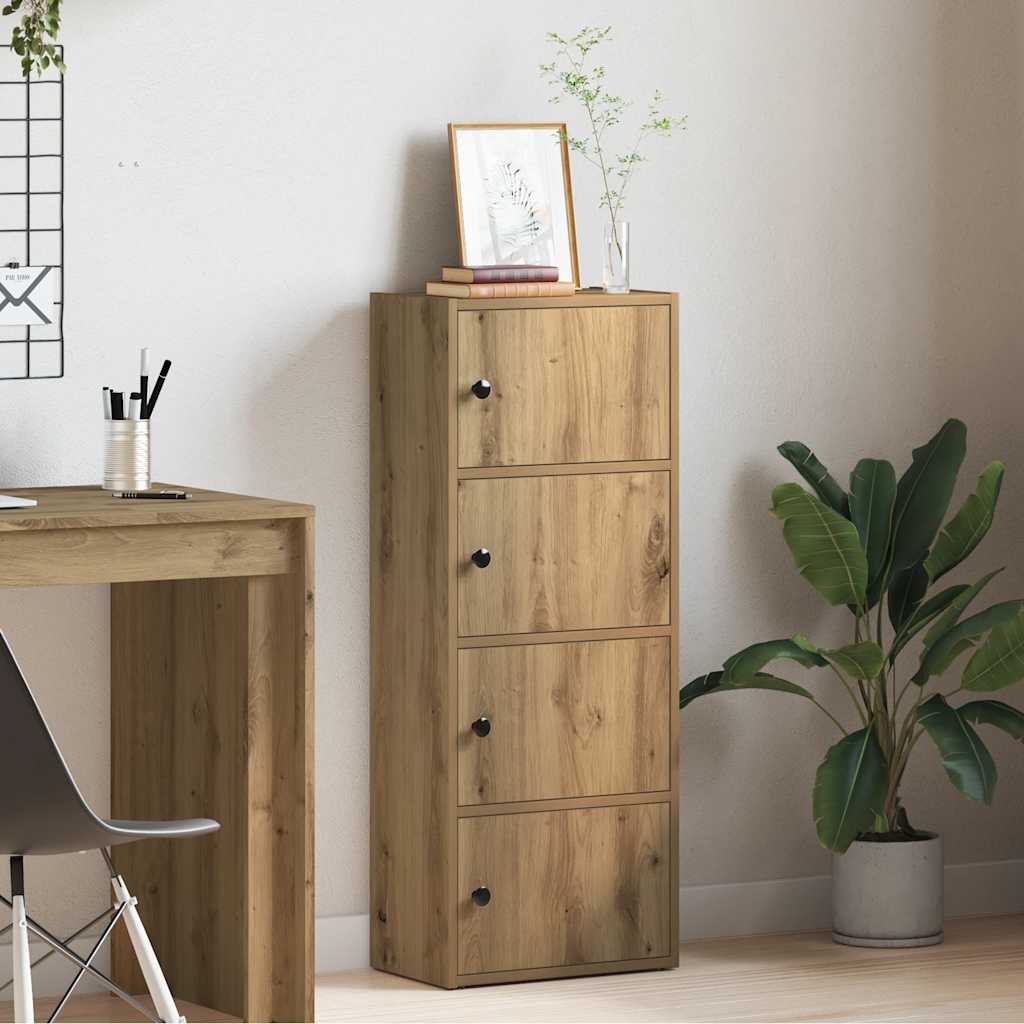 Regal za knjige boja hrasta 40x24x102 cm konstruirano drvo