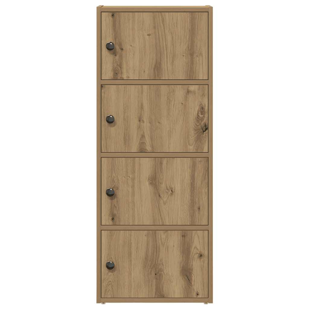 Regal za knjige boja hrasta 40x24x102 cm konstruirano drvo
