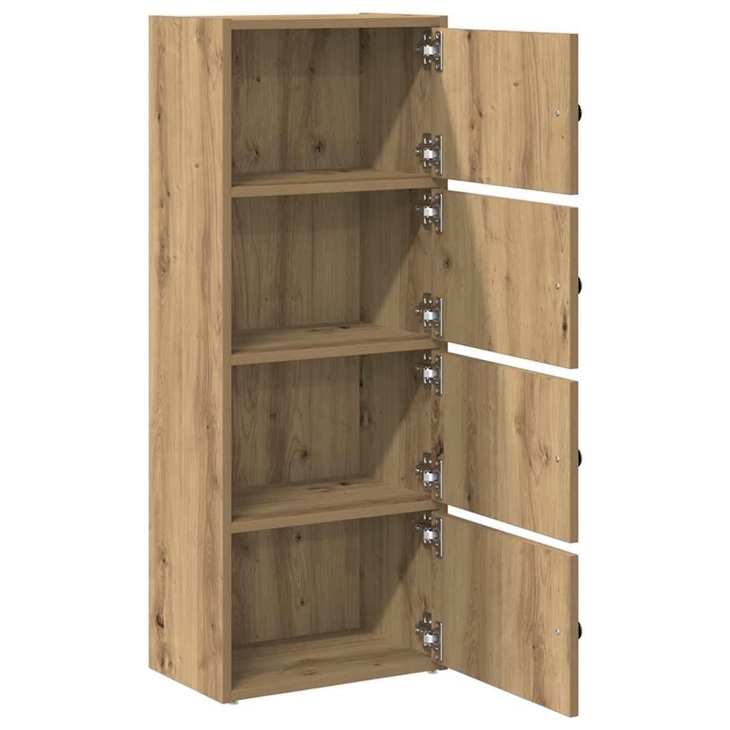 Regal za knjige boja hrasta 40x24x102 cm konstruirano drvo