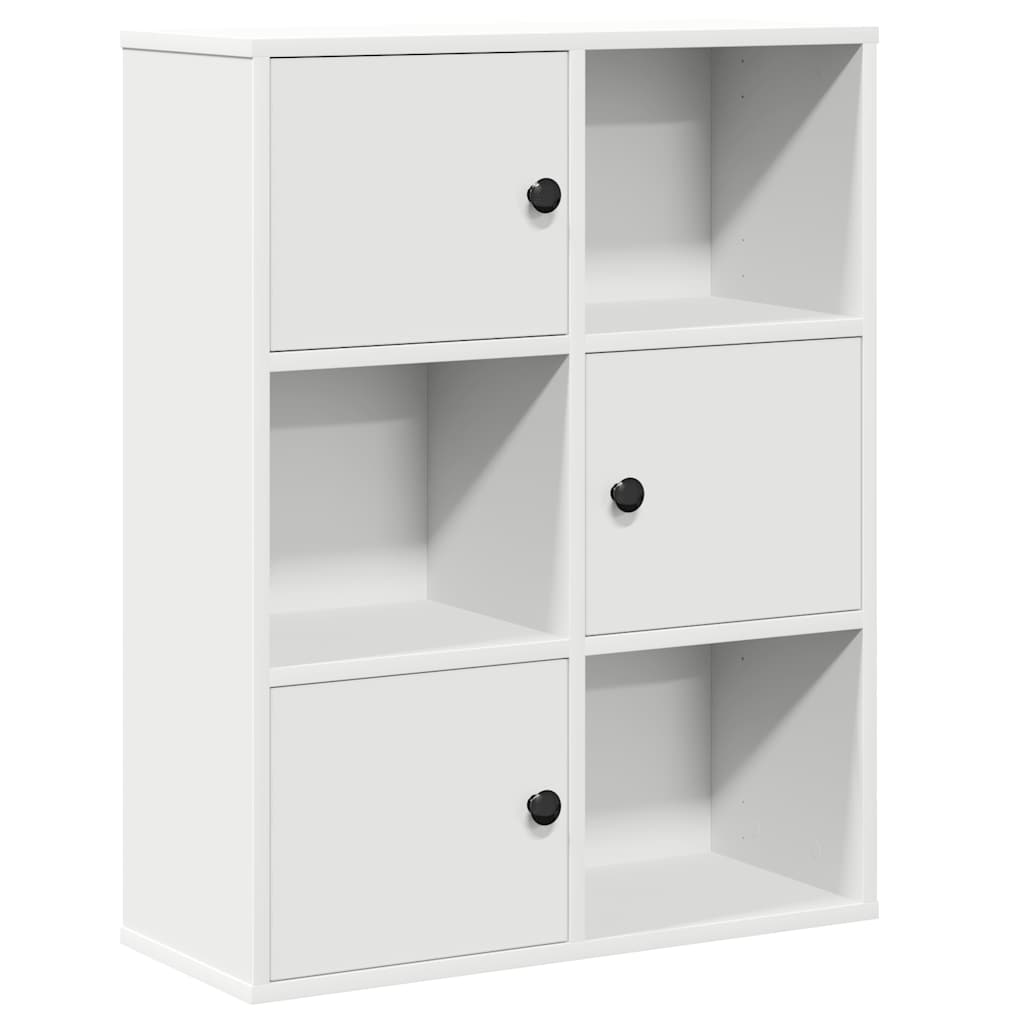 Polica za knjige bijela 60x24x76,5 cm izrađeno drvo