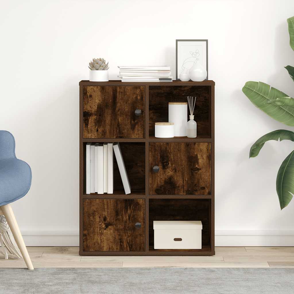 Regal za knjige boja hrasta 60x24x76,5 cm od konstruiranog drva
