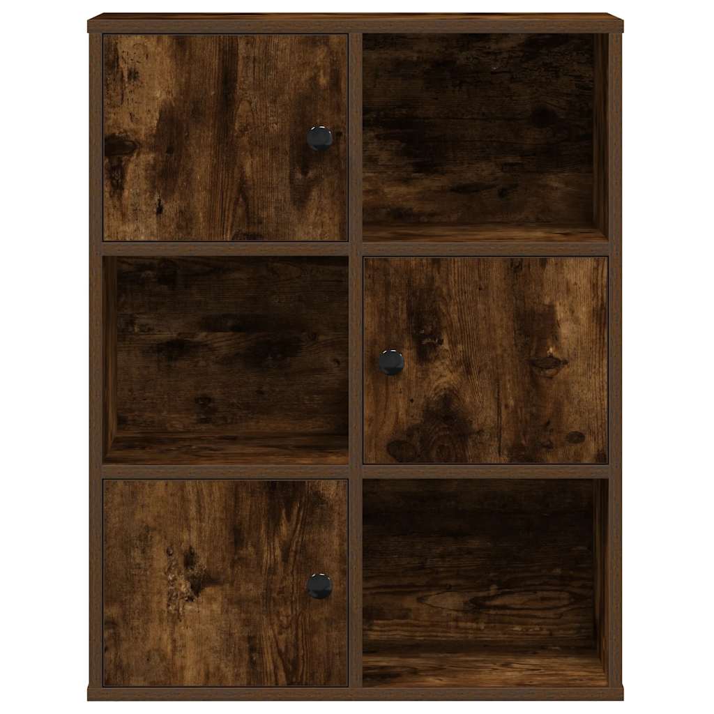 Regal za knjige boja hrasta 60x24x76,5 cm od konstruiranog drva