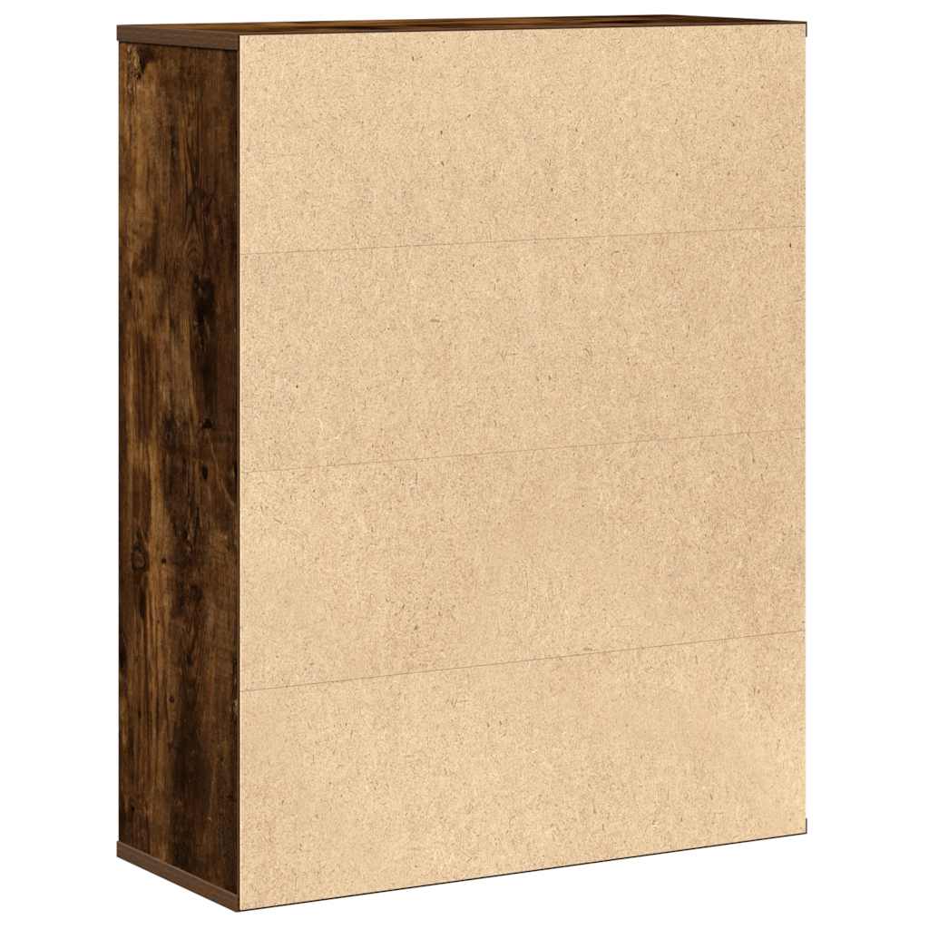 Regal za knjige boja hrasta 60x24x76,5 cm od konstruiranog drva