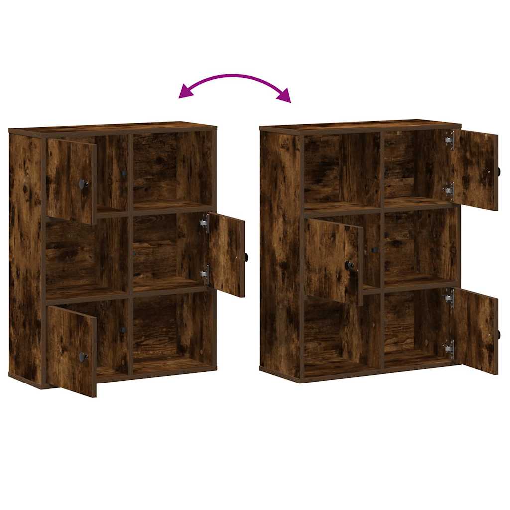 Regal za knjige boja hrasta 60x24x76,5 cm od konstruiranog drva