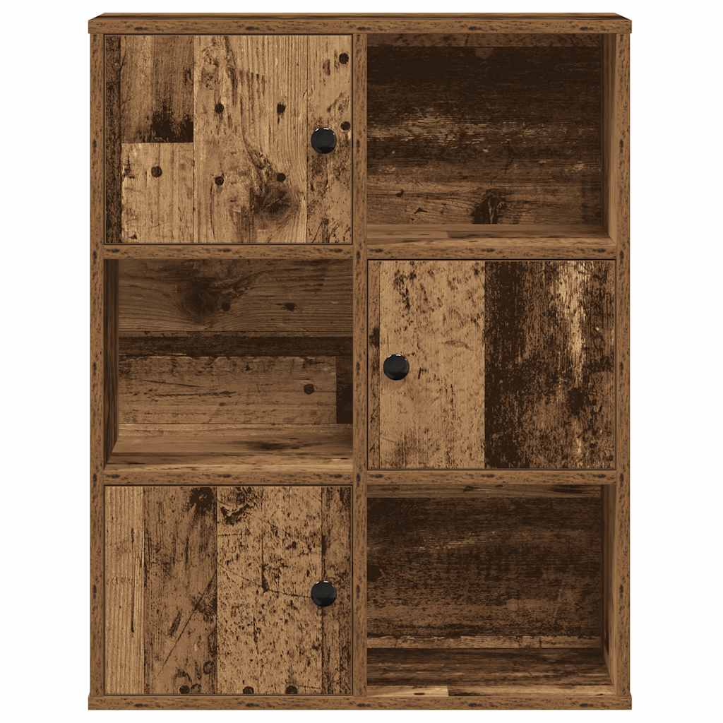Regal za knjige boja starog drva 60x24x76,5cm konstruirano drvo
