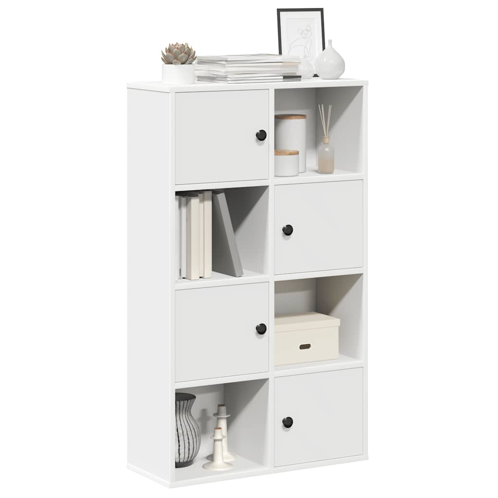 Regal za knjige bijeli 60x24x101,5 cm konstruirano drvo