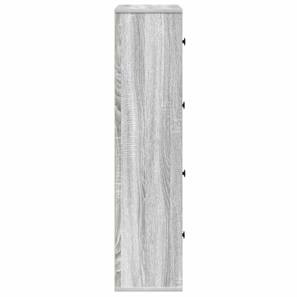 Regal za knjige boja hrasta 60x24x101,5 cm konstruirano drvo