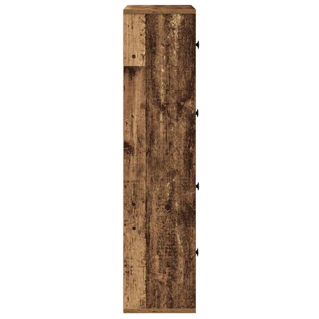 Regal za knjige boja starog drva 60x24x101,5 cm drveni