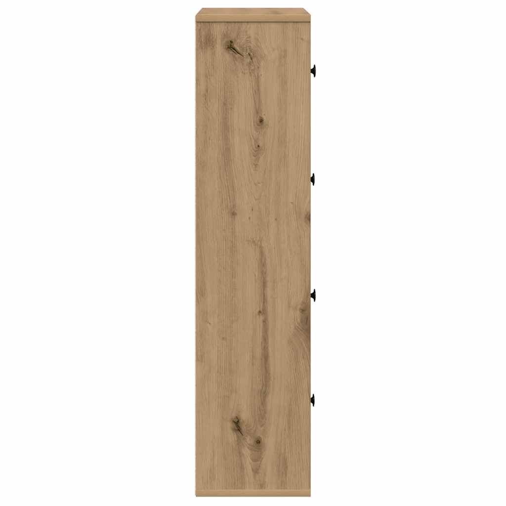 Regal za knjige boja hrasta 60x24x101,5 cm konstruirano drvo
