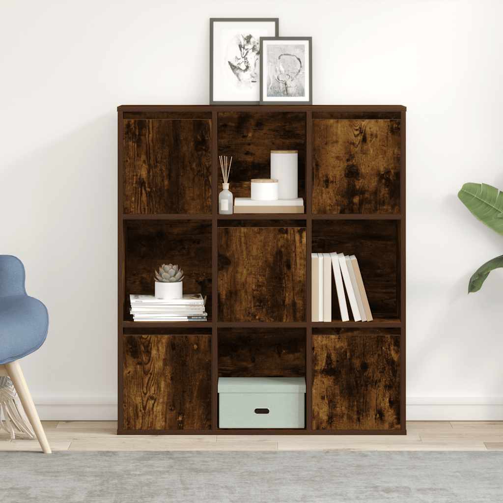Regal za knjige boja hrasta 89x24x101,5 cm konstruirano drvo