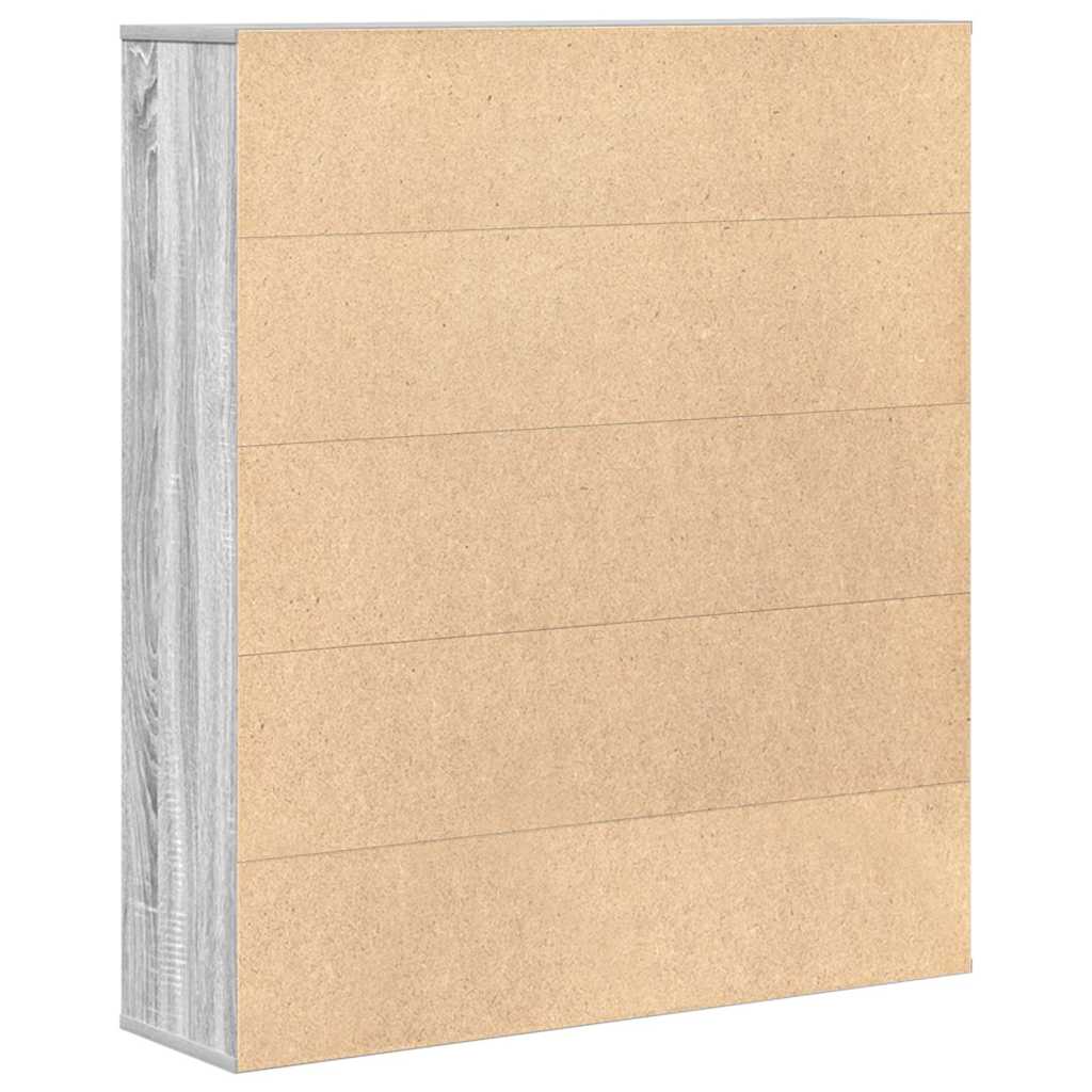 Regal za knjige boja hrasta 89x24x101,5 cm konstruirano drvo