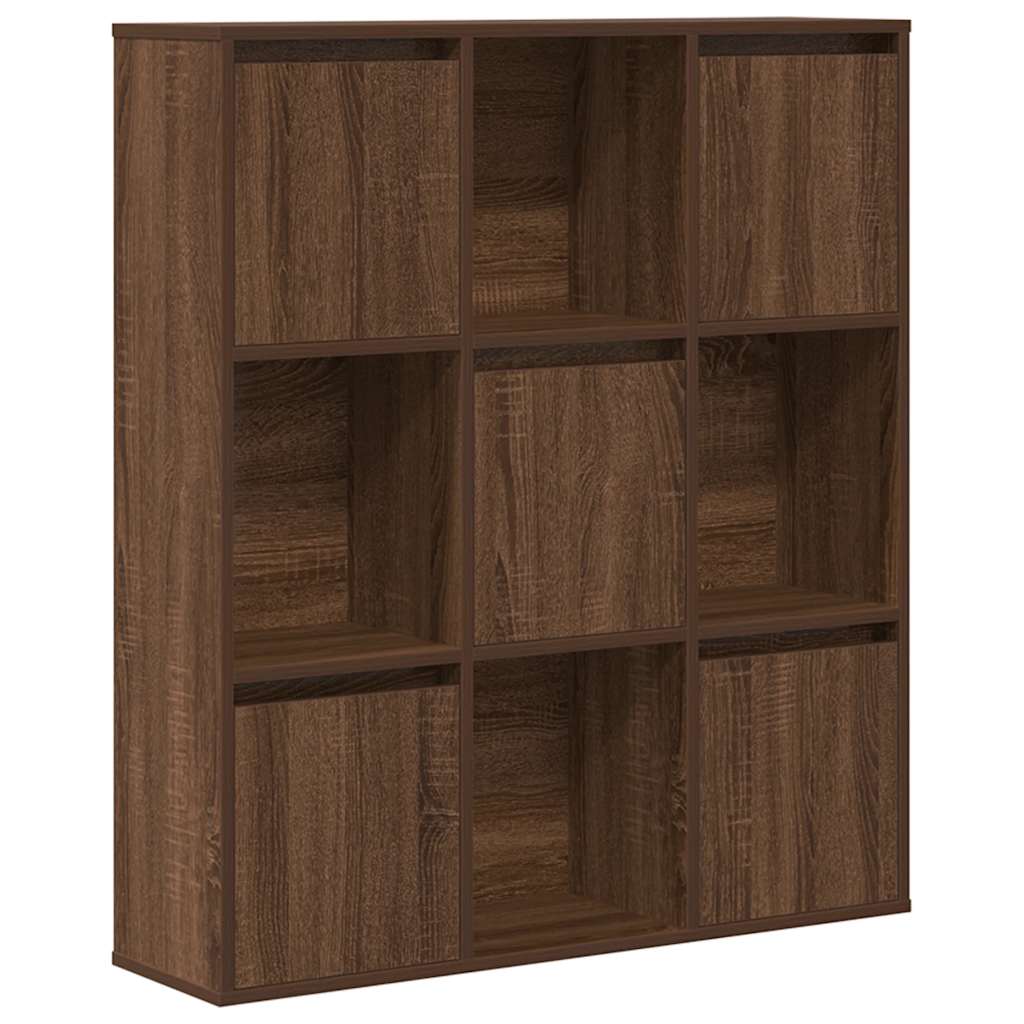 Regal za knjige boja hrasta 89x24x101,5 cm konstruirano drvo