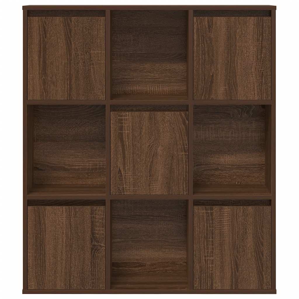 Regal za knjige boja hrasta 89x24x101,5 cm konstruirano drvo