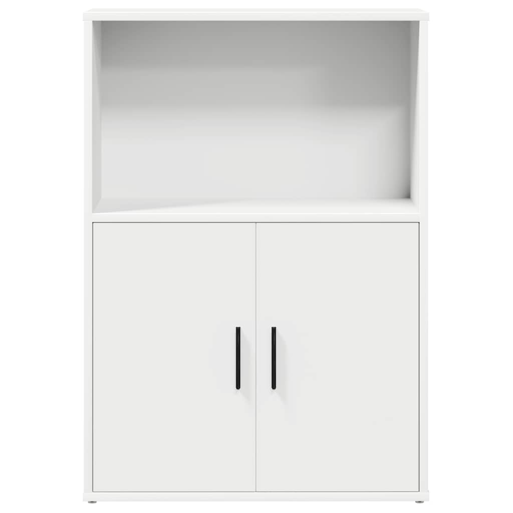 Polica za knjige bijela 60x24x85 cm izrađeno drvo